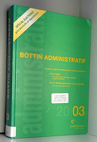 Bottin administratif 2003