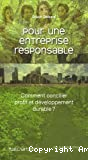 Pour une entreprise responsable