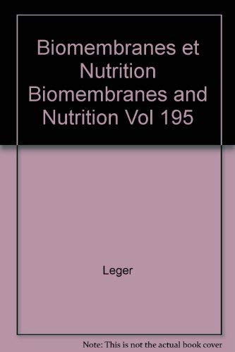 Biomembranes et nutrition