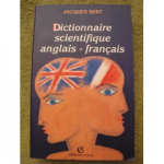 Dictionnaire scientifique anglais-français.
