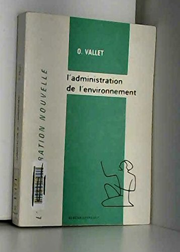 L'administration de l'environnement