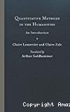Quantitative methods in the humanities