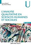 L'analyse qualitative en sciences humaines et sociales