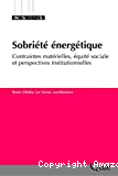 La sobriété énergétique