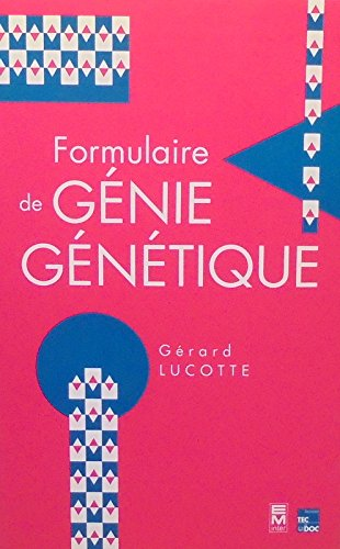 Formulaire de génie génétique