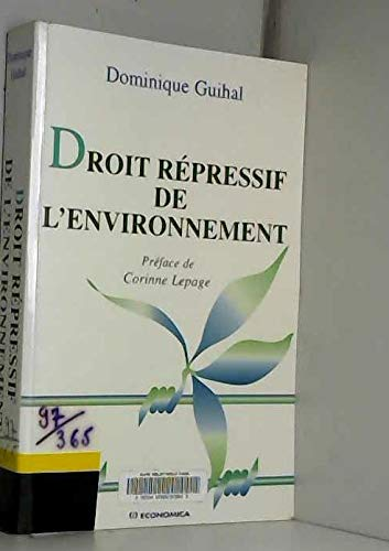 Droit répressif de l'environnement