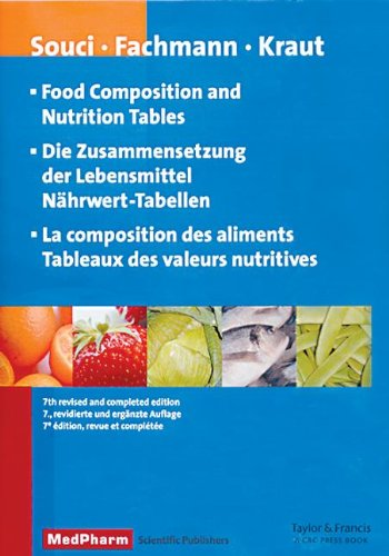 Food composition and nutrition tables