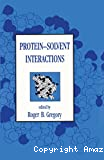 Protein-solvent interactions.