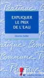 Expliquer le prix de l'eau