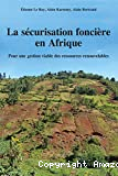 La sécurisation foncière en Afrique
