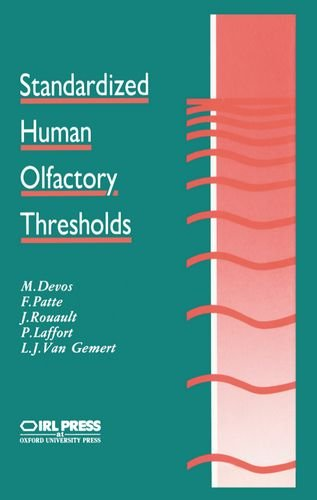 Standardized human oflactory thresholds.