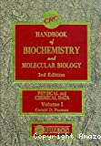 Handbook of biochemistry and molecular biology. (2. Vol.) Vol. 1 : Physical and chemical data.