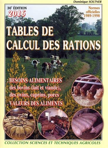 Tables de calcul des rations