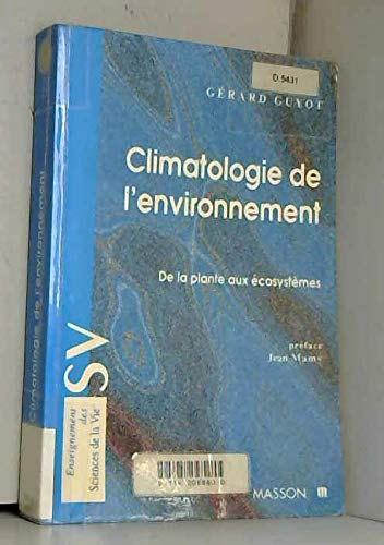 Climatologie de l'environnement