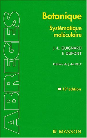 Botanique : systématique moléculaire. 13ème édition.