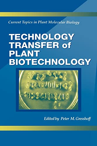 Technology transfer of plant biotechnology.
