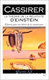 La théorie de la relativité d'Einstein : éléments pour une théorie de la connaissance