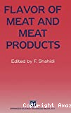 Flavor of meat and meat products.