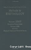 Methods in enzymology. Vol. 33 : Cumulative index volumes 1-30.