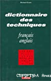 Dictionnaire général de la technique industrielle. Tome 9 : Français - anglais.