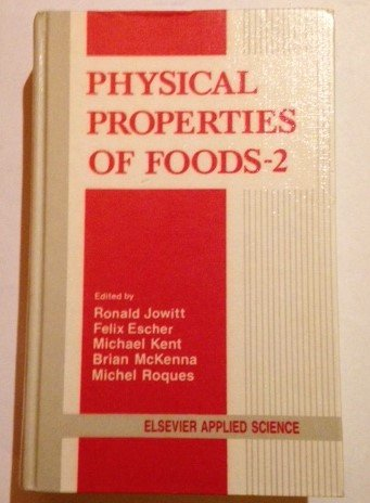 Physical properties of foods 2. COST 90bis. Final seminar proceedings - (1986, Rüschlikon/Zurich, Suisse).
