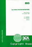 La crise environnementale