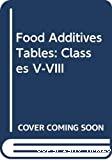 Food additives tables. Classes V-VIII.