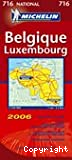 Carte routière et touristique de la Belgique et du Luxembourg.