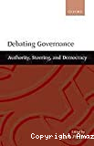Debating governance : authority, steering and democracy