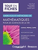 Exercices et méthodes de mathématiques pour les sciences de la vie