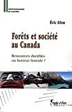 Forêts et société au Canada