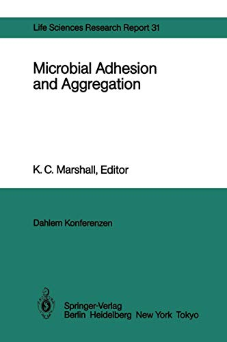 Microbial adhesion and aggregation - Report of the Dahlem workshop on microbial adhesion and aggregation (15/01/1984 - 20/01/1984, Berlin, Allemagne).