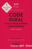 Code rural et de la pêche maritime ; Code forestier vignette