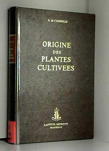 Origine des plantes cultivées.