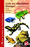 Guide des amphibiens d'Europe