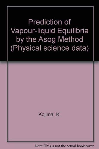 Prediction of vapor-liquid equilibria by the asog method.