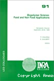 Biopolymer science : food and non food applications. Montpellier France, september 28-30, 1998