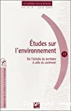Etudes sur l'environnement- De l'échelle du territoire à celle du continent vignette