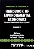 Valuing environmental changes