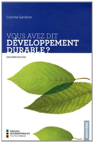 Vous avez dit développement durable?