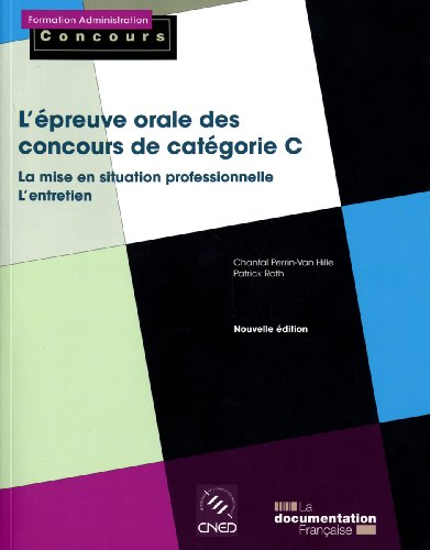 L'épreuve orale des concours de catégorie C