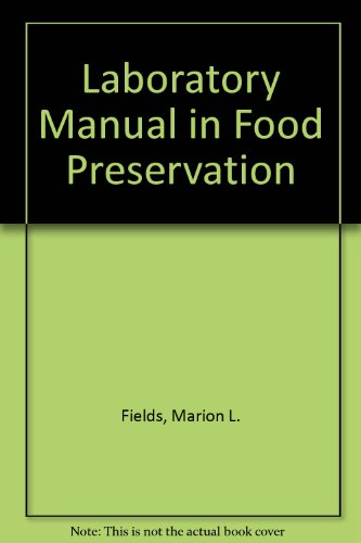 Laboratory manual in food preservation.