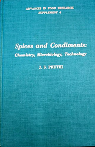 Spices and condiments : Chemistry, microbiology, technology.
