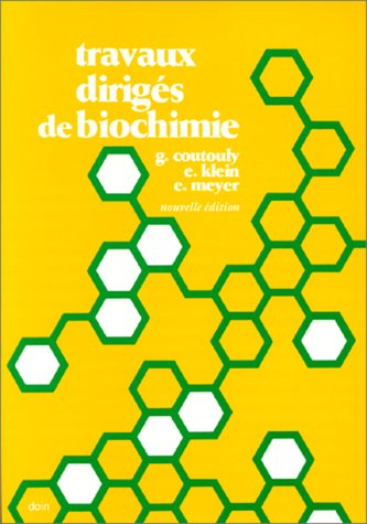 Travaux dirigés de biochimie.