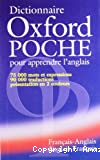 Dictionnaire Oxford poche pour apprendre l'anglais