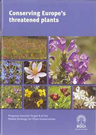 Conserving Europe's threatened plants : Progress towards Target 8 of the Global Strategy for Plant Conservation.