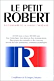 Le petit Robert. Dictionnaire de la langue française.