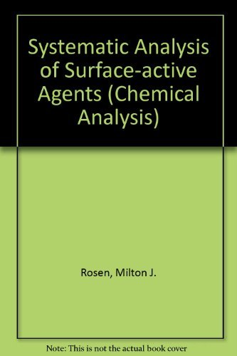 Systematic analysis of surface-active agents.