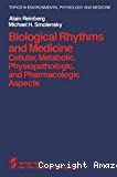 Biological rhythms and medicine
