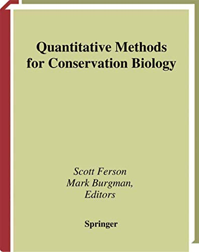 Quantitative methods for conservation biology.